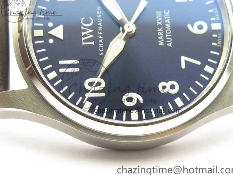 MIROTIME 0419 MARK XVIII Le Petit Prince IW327004 SS FKF 1:1 Best Edition Blue Dial On Brown Leather Strap Trendsetting 7117